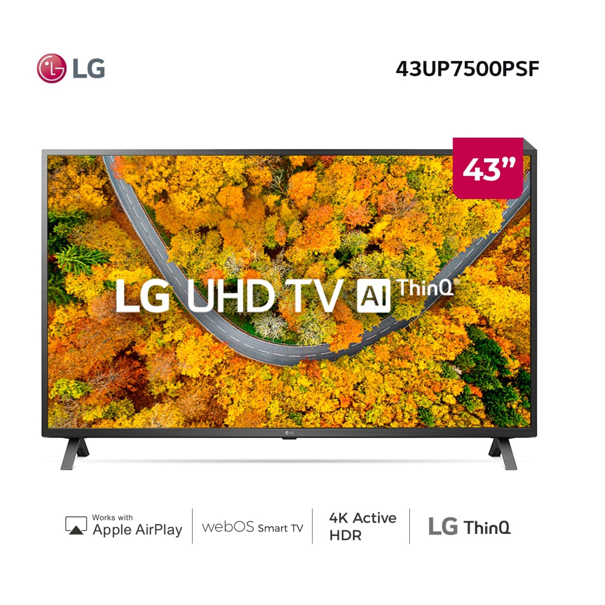 Smart TV LG 43 UHD 43UP7500PSF — MultiAhorro Hogar
