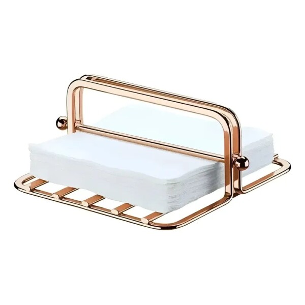 Servilletero En Acero Rose Gold Servilletero En Acero Rose Gold