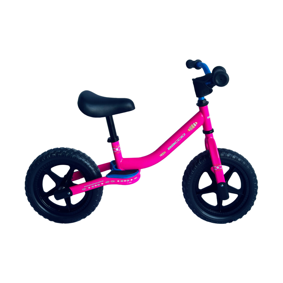Bicicleta para niños Baccio rodado 12 Balance - Fucsia/Turquesa 