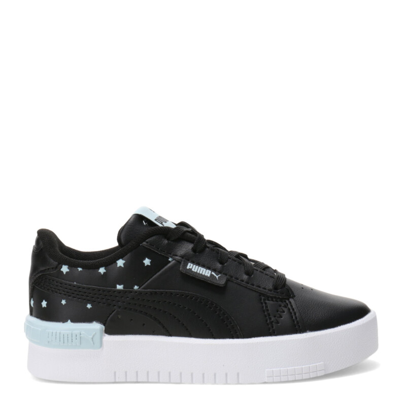 Championes Infantiles Puma Jada Star Negro - Celeste