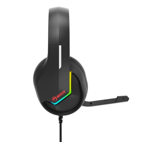 Auricular Gaming Marvo H8618 Tactic 40 RGB Black