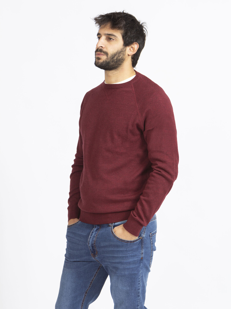 Sweater Cotton - Bordo 