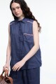 CAMISA SIN MANGAS Azul