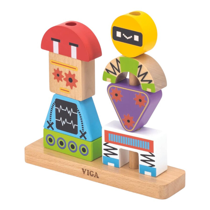 Robots apilables de madera Viga Robots apilables de madera Viga