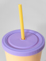 Vaso Con Tapa + Sorbito Arcay Estampado 3