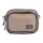 Bandolera Canva Brooklyn celeste con bolsillo antirrobo y correa ajustable Beige