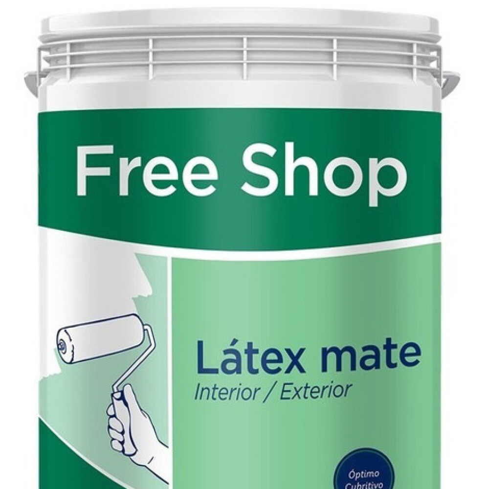 PINTURA LATEX INTERIOR/EXTERIOR FREESHOP 20 lts. Pintura Latex Interior/exterior Freeshop 20 Lts.