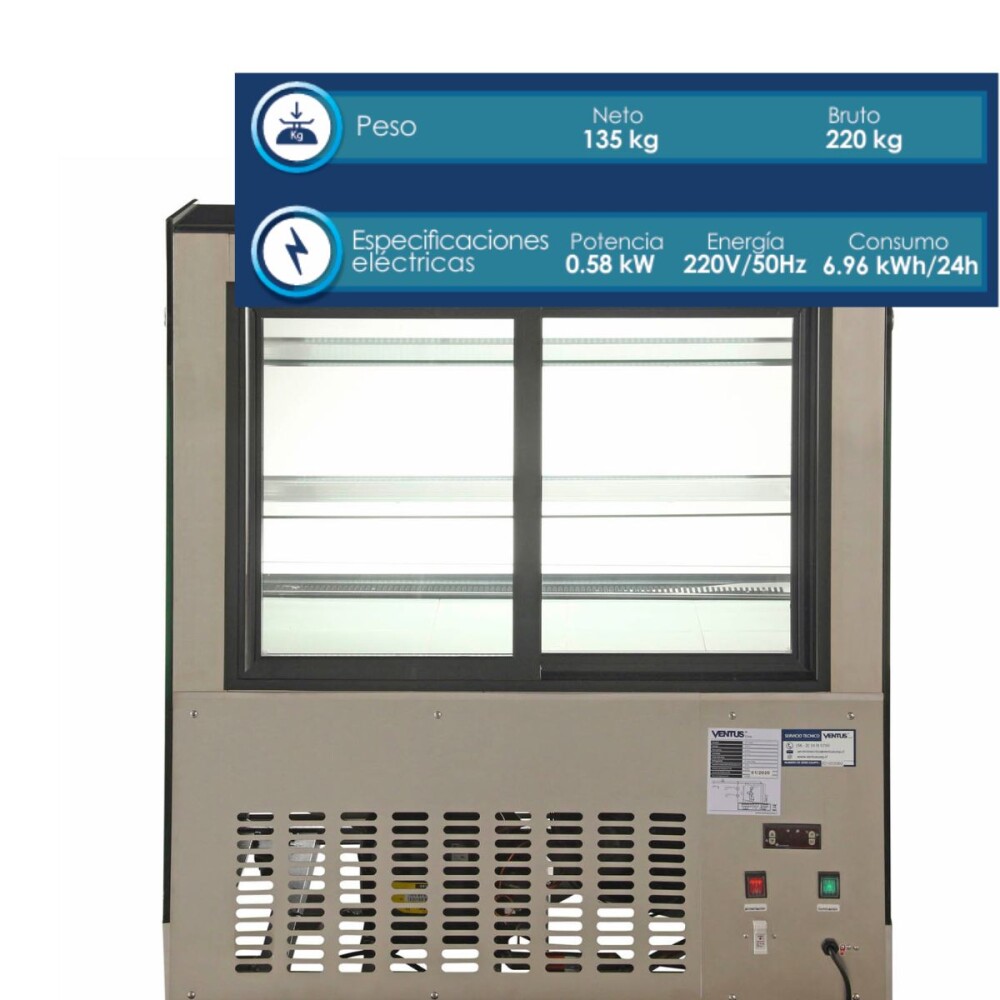 Vitrina Pastelera Curva Refrigerada Vitrina Pastelera Curva Refrigerada
