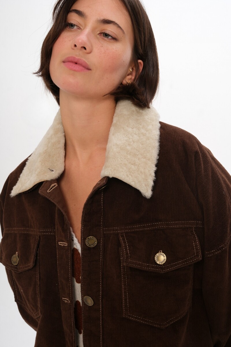 Sobrecamisa Serrana Chocolate
