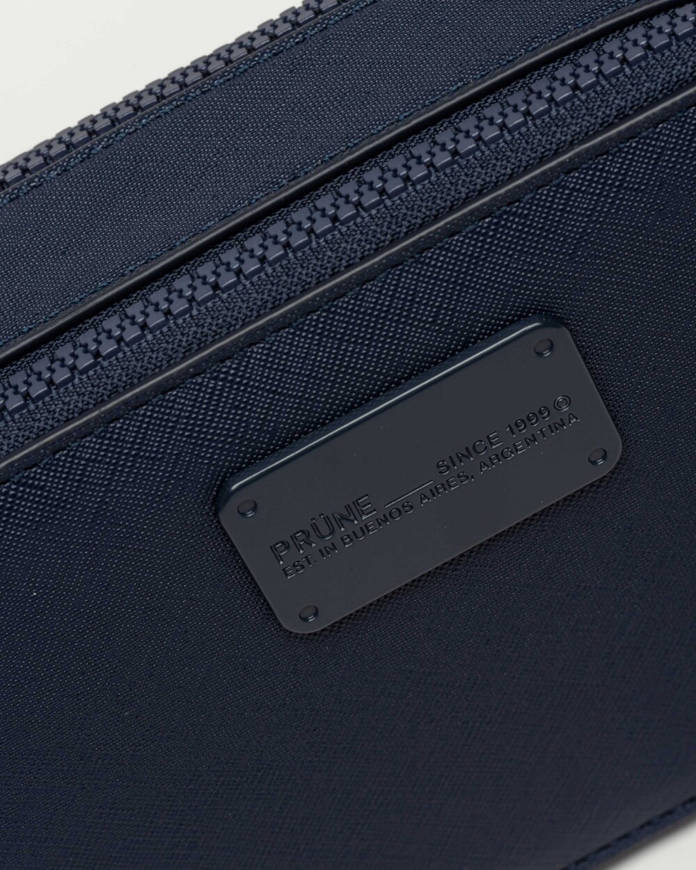 Mini bag New Penny en efecto cuero Azul