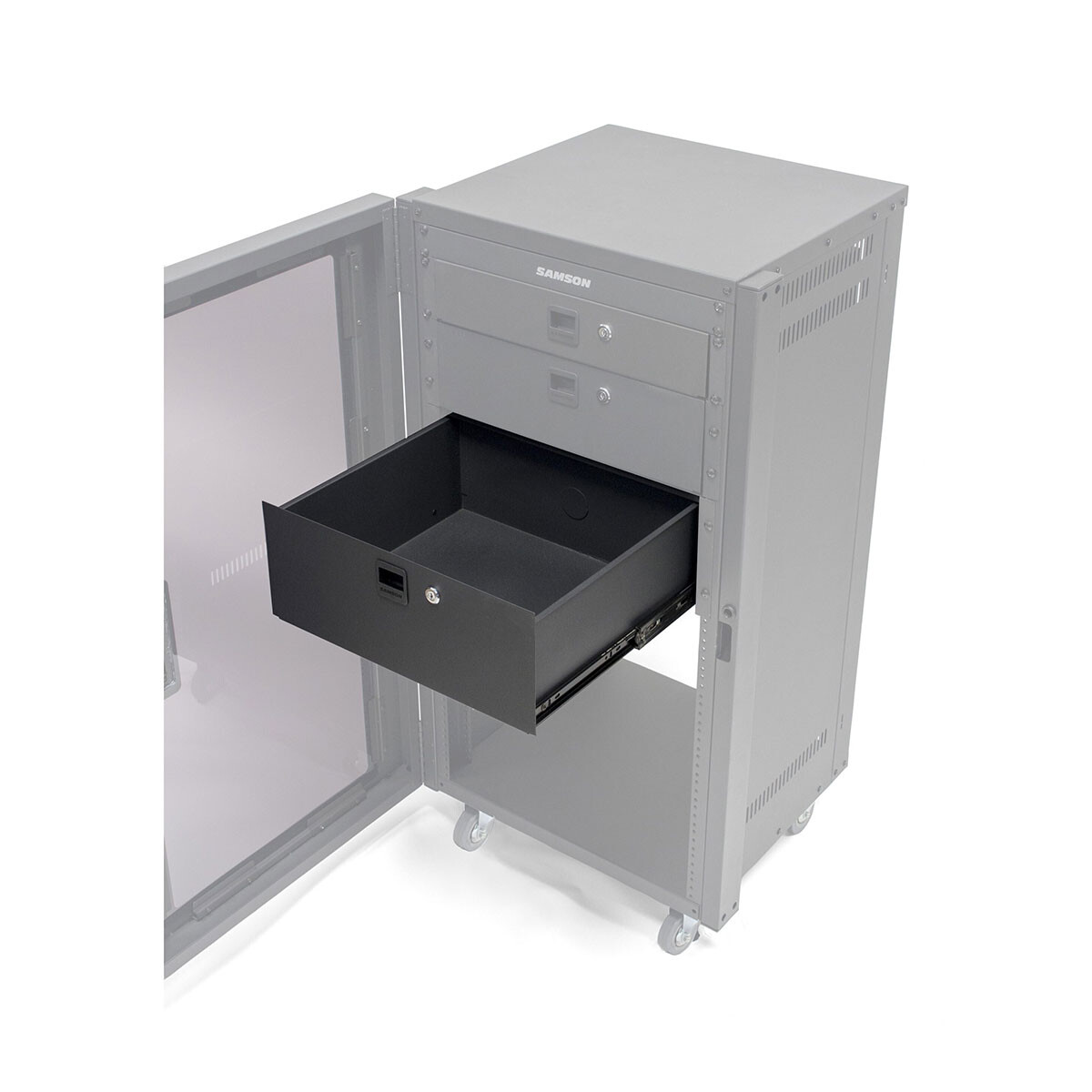 Estuche Rack Samson Rkdr4u Cajon 4 Unidades 