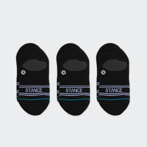Medias Stance Sero no Show Pack x 3 Negro
