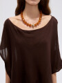 Poncho Frial Chocolate