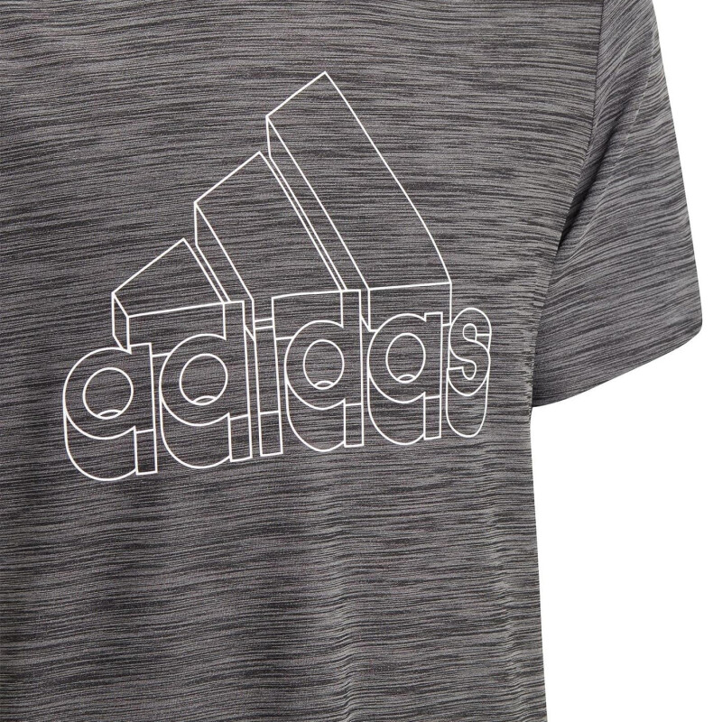 Remera de Niño Adidas B.A.R Kids Gris - Negro