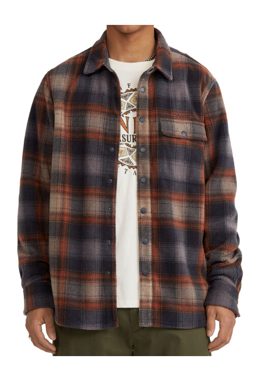 Camisa O'Neill Superfleece Greycheck Camisa O'Neill Superfleece Greycheck