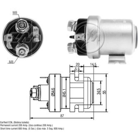 AUTOMATICO DE ARRANQUE - AUXILIAR 12V REFORZADO = IK 171 ZM AUTOMATICO DE ARRANQUE - AUXILIAR 12V REFORZADO = IK 171 ZM