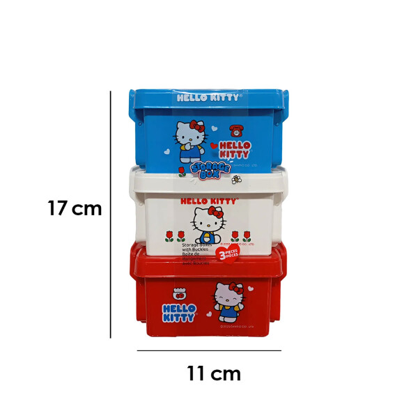 Organizador apilable Sanrio 3pcs Organizador apilable Sanrio 3pcs