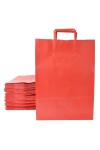 Pack x 50 - bolsa lisa 30x12x41 cm. ROJO