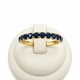 Anillo medio sin fin en Oro con piedras azules Anillo medio sin fin en Oro con piedras azules