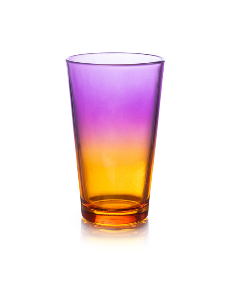 VASO 324ML CAVANA BICOLOR AMARILLO/MORADO CRISA VASO 324ML CAVANA BICOLOR AMARILLO/MORADO CRISA