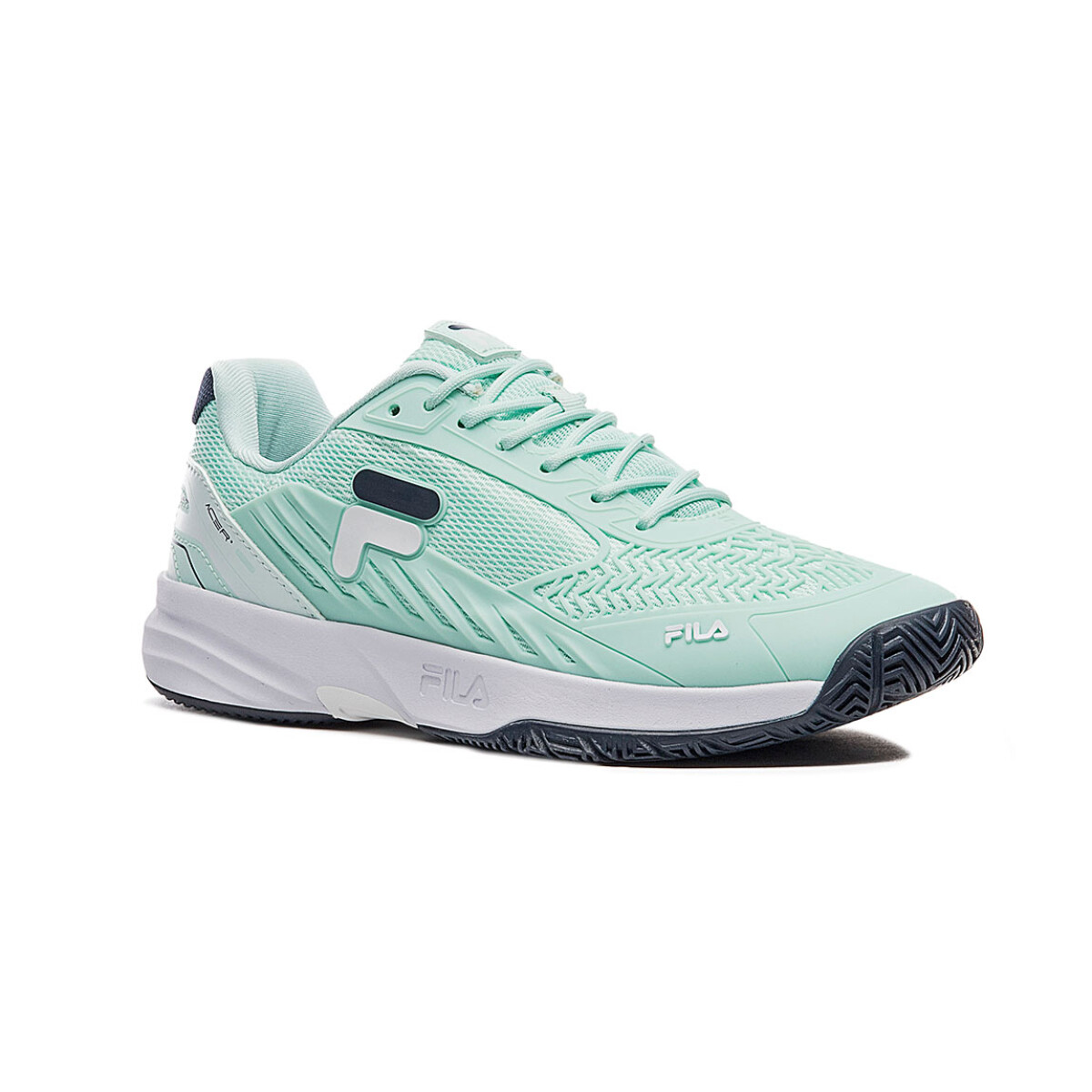 FILA Acer Champion de tenis para mujer - Aguamarina/Blanco - Aguamarina-Blanco 