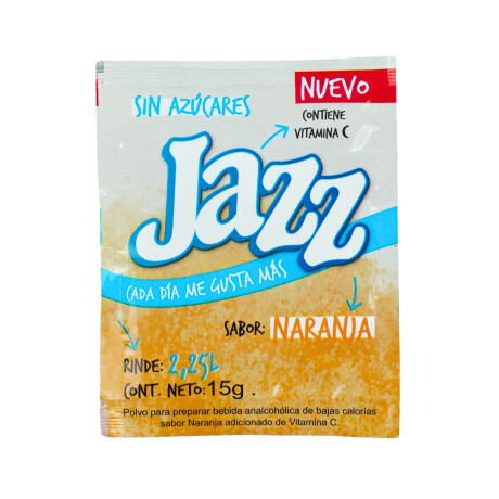 Refresco en polvo Jazz sabor Naranja sin azúcar Refresco en polvo Jazz sabor Naranja sin azúcar