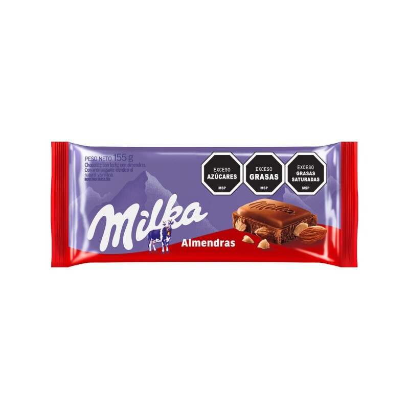 TABLETA MILKA ALMENDRAS 155G Tableta Milka Almendras 155g