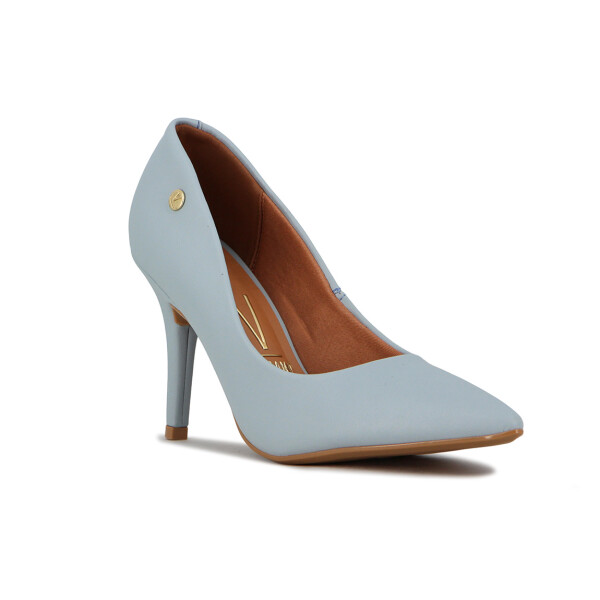 Zapato Formal Mujer Vizzano Clásito Taco Alto Azul Claro