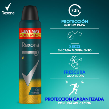 Rexona Men Desodorante Aerosol Ap V8 250ml Rexona Men Desodorante Aerosol Ap V8 250ml