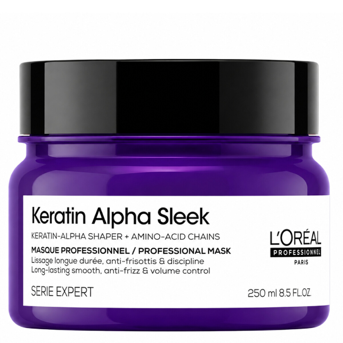 Mascarilla Capilar L'Oréal Professionnel Keratina Alpha Sleek 250ml 