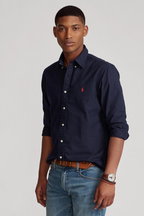Camisa Oxford Polo Ralph Lauren Azul marino