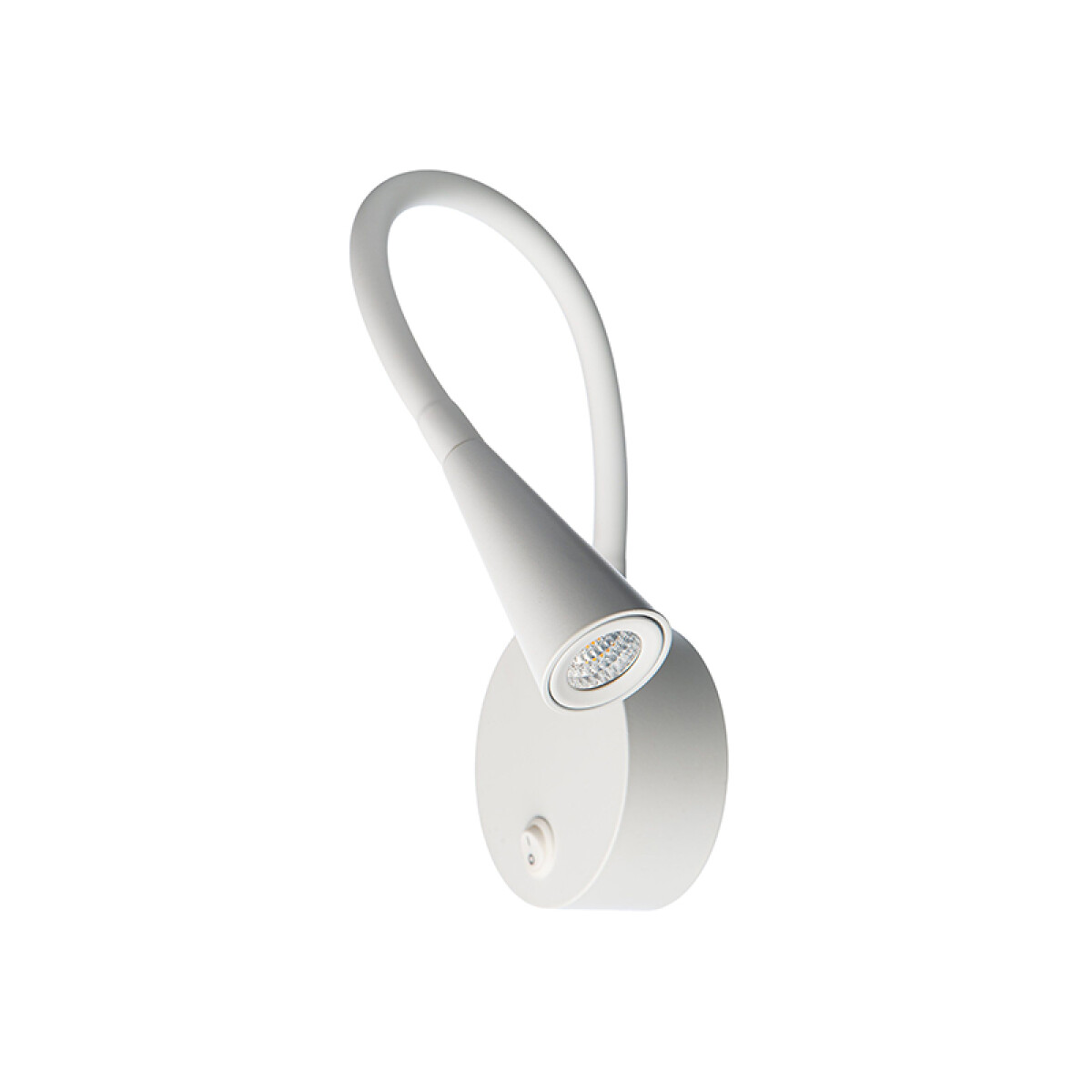 Aplique pared LED brazo flexible blanco 3W cálido VK-WALLER - VK0156 