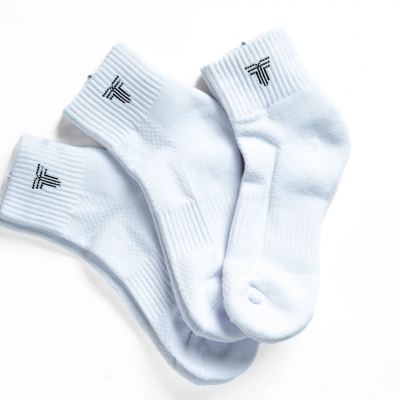 Medias Tripack Medio Unisex Blanco