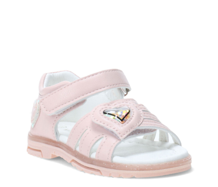 Sandalia CUORE con detalle de corazon en capellada Pink