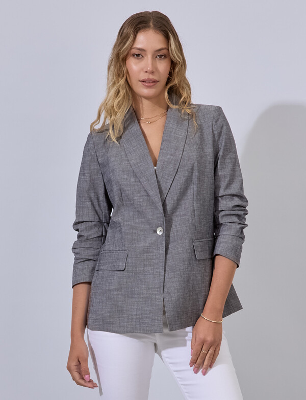 Blazer Manga Frunces GRIS