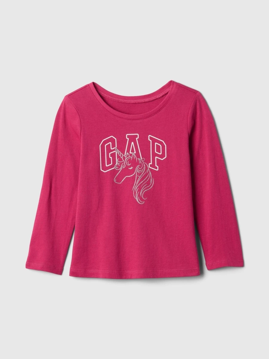 Remera Gráfico Toddler Niña - Vivacious Pink 19-2045 