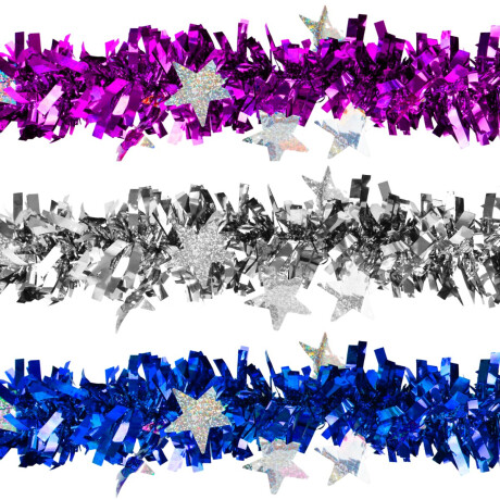 Boa metalizada con estrellas Boa metalizada con estrellas