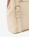 Mochilas Urbanas Mochila Con Solapa - Blanco Crema