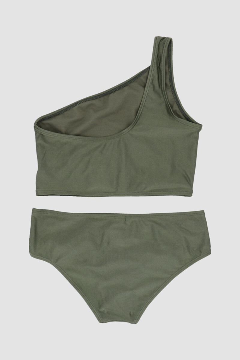 Bikini etnia 6-16a Verde oscuro
