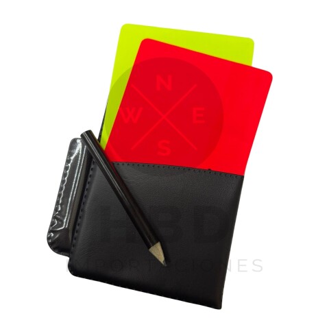 Tarjetas arbitro - Pack x 6 Tarjetas arbitro - Pack x 6