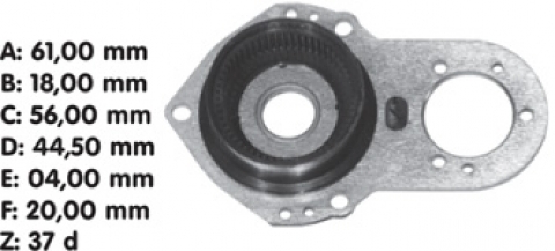 CORONA REDUCTORA CITROEN - PEUGEOT VALEO PEUGEOT 405 37D UNIFAP 