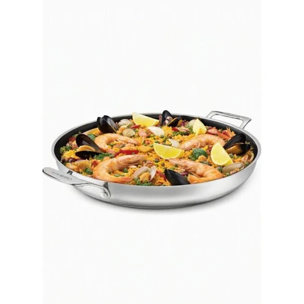 Sartén multiuso de 30cms en acero inoxidable con revestimiento en cerámica y tapa - Cuisinart Sartén multiuso de 30cms en acero inoxidable con revestimiento en cerámica y tapa - Cuisinart