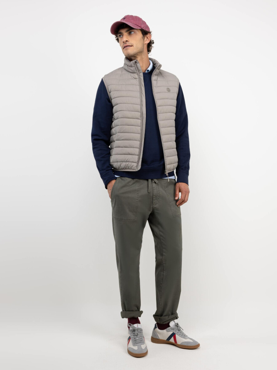Chaleco Acolchado - Beige 