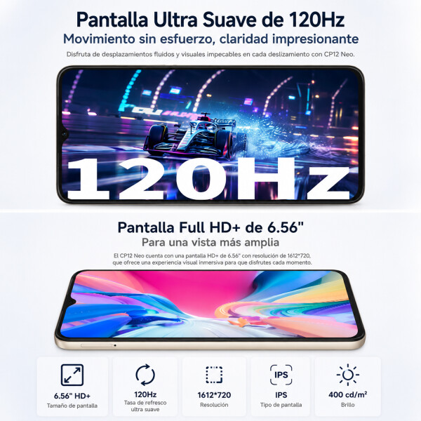 Celular Coolpad Cp12 Neo 10gb (4+6)ram 128gb 4g AZUL