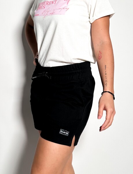 Short de algodón Irelia Negro