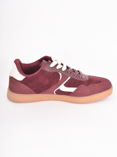 ZAPATILLA LACE BORDEAUX