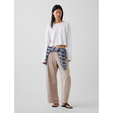 DBL KNEE BARREL PANT WICKER 1