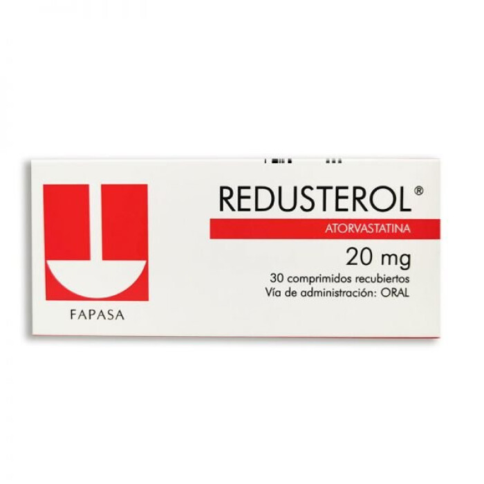 REDUSTEROL 20 MG. CJ X 30 COMPRIMIDOS única