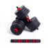 Set de 2 Mancuernas + Barra 3 en 1 + 25 kg en pesas Randers Set de 2 Mancuernas + Barra 3 en 1 + 25 kg en pesas Randers