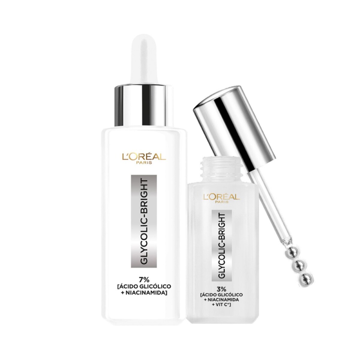 Pack L'Oreal Glycolic Serum 30ml + Serum Ojos 20ml 
